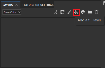 Substance Painter - Add Fill Layer