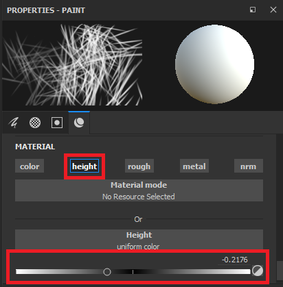 Substance Painter - Set Height
