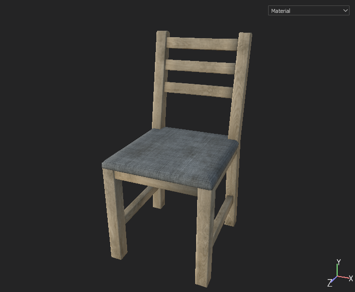 Substance Painter - Finished Chair