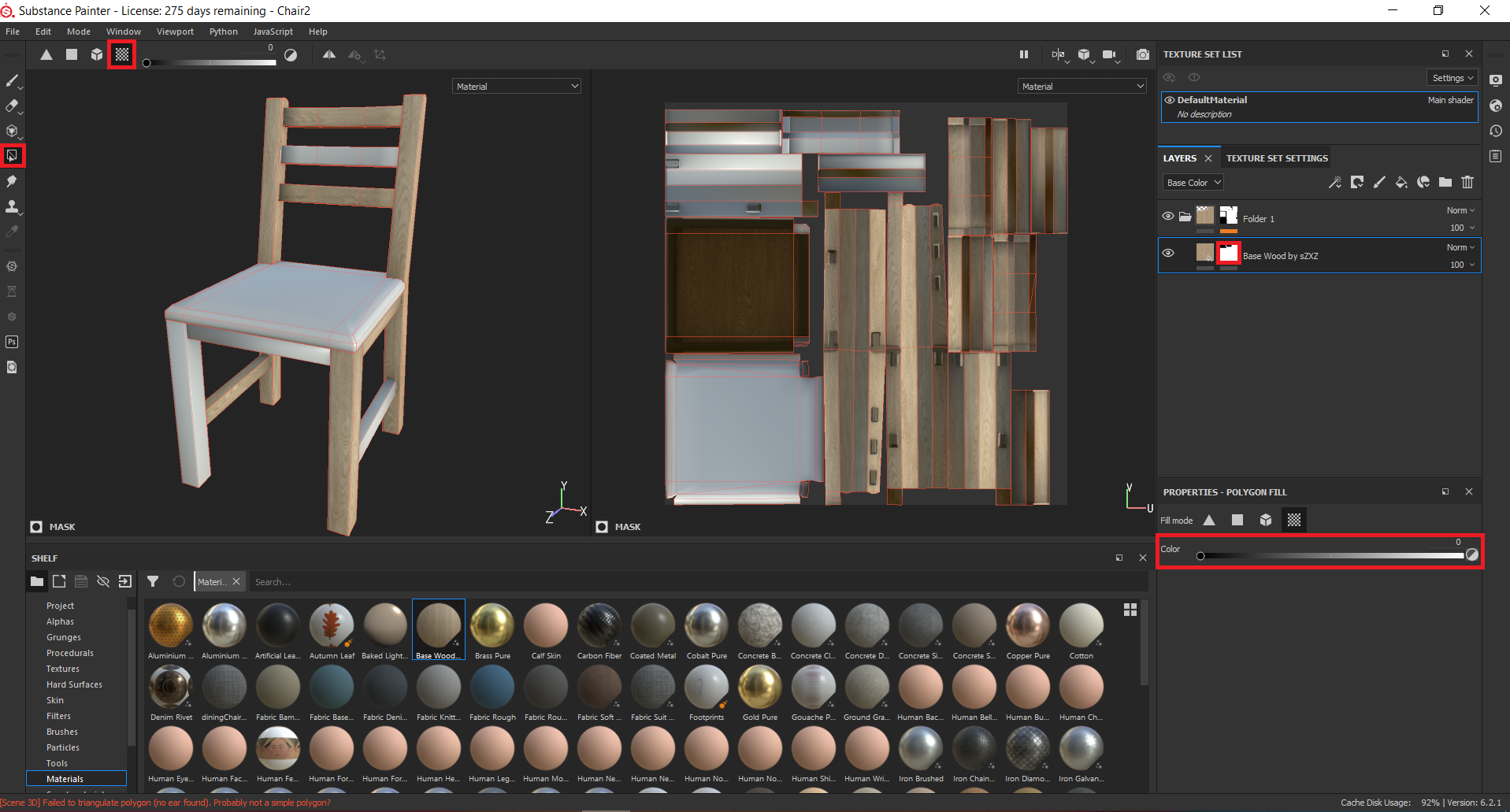 Substance Painter - Polygon Fill